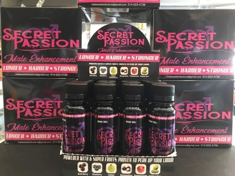Secret Passion Male Enhancement Drink - 12 Bottles