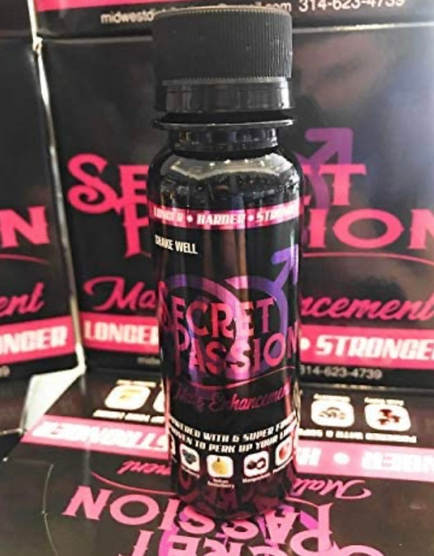 Secret Passion Male Enhancement Drink - 12 Bottles