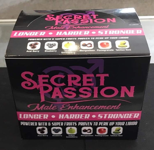 Secret Passion Male Enhancement Drink - 12 Bottles